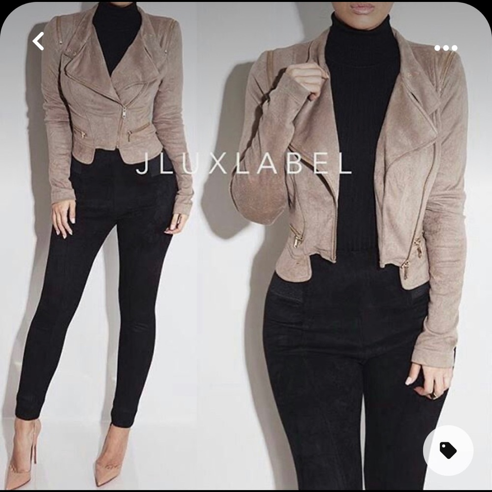 Jluxlabel suede jacket